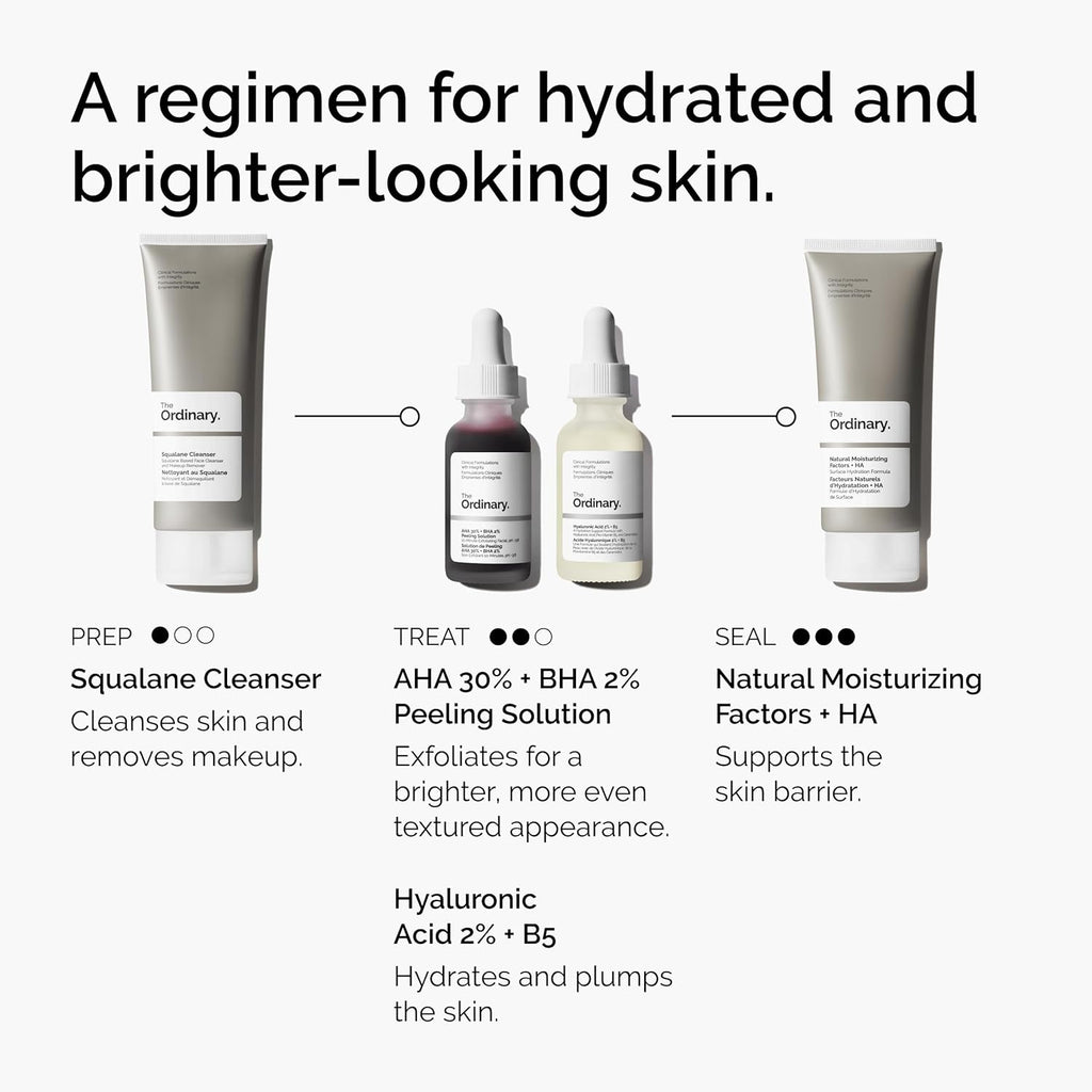 The Ordinary AHA 30% + BHA 2% Peeling Solution- Advanced Exfoliating Peel for Brighter Skin – 100% Original in Pakistan
