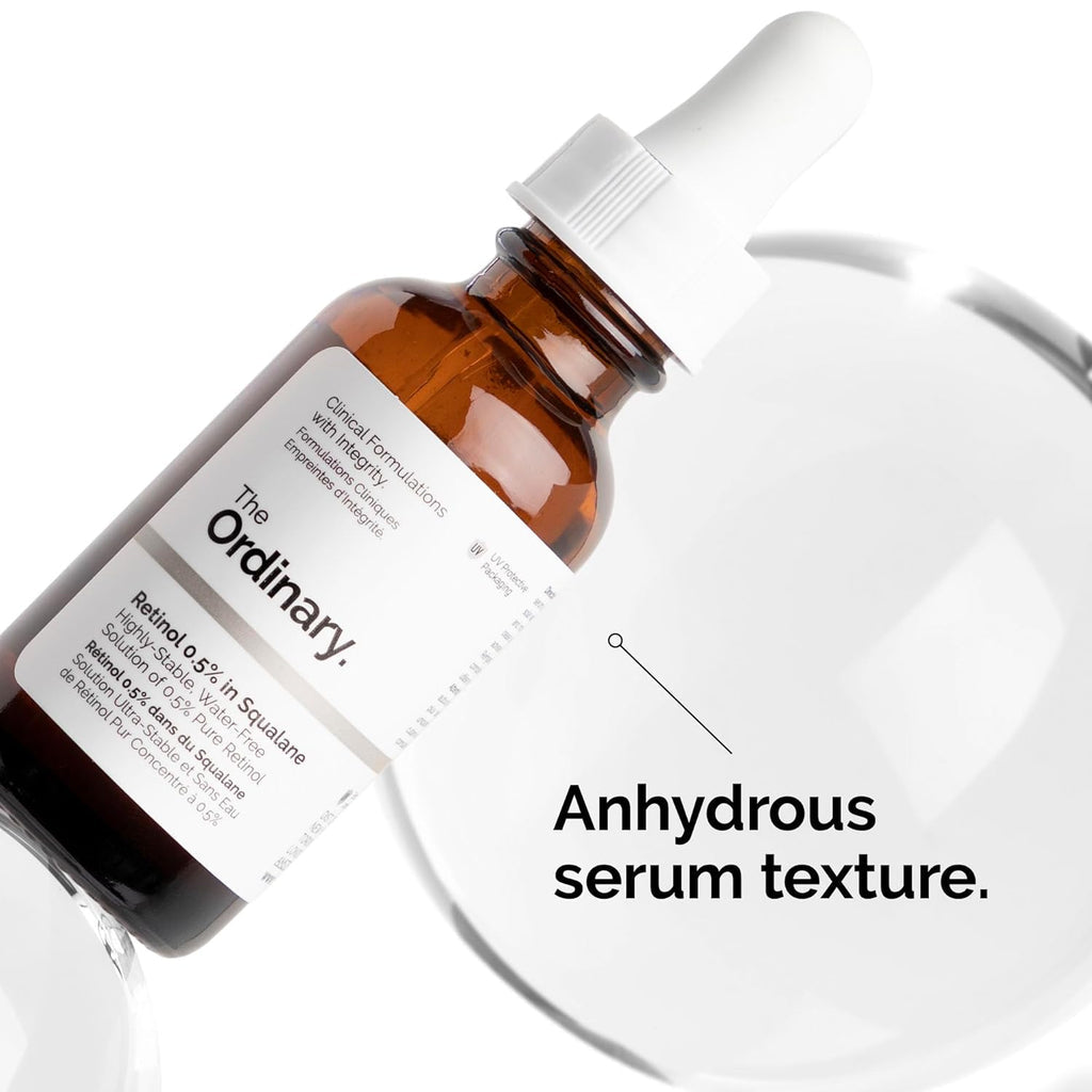 The Ordinary Retinol 0.5% in Squalane – Anti-Aging Serum for Fine Lines, Wrinkles & Texture – 100% Original in Pakistan