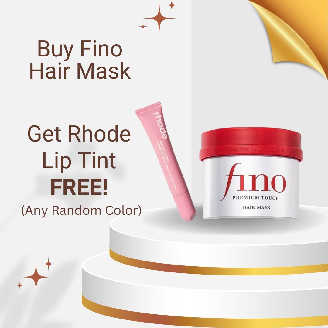 Fino Hair Mask & Rhode Lip Tint Deal Evoraa.Pk