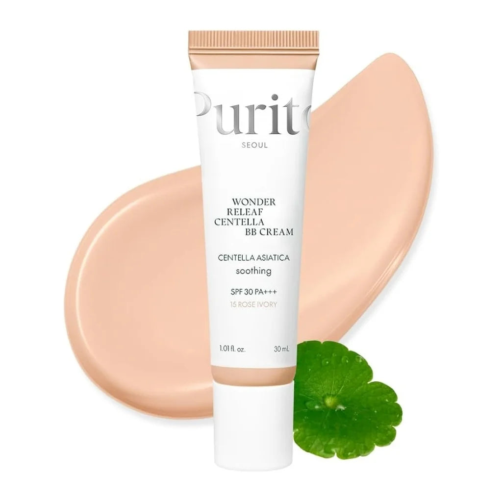 Purito Seoul Wonder Releaf Centella BB Cream SPF30 PA++ – Rose Ivory 15 | Soothing Korean BB Cream