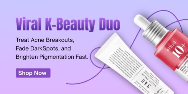 [ Acne Scar & Dark Spot Treatment Kit] – Korean Niacinamide Serum & Soothing Cream for Hyperpigmentation