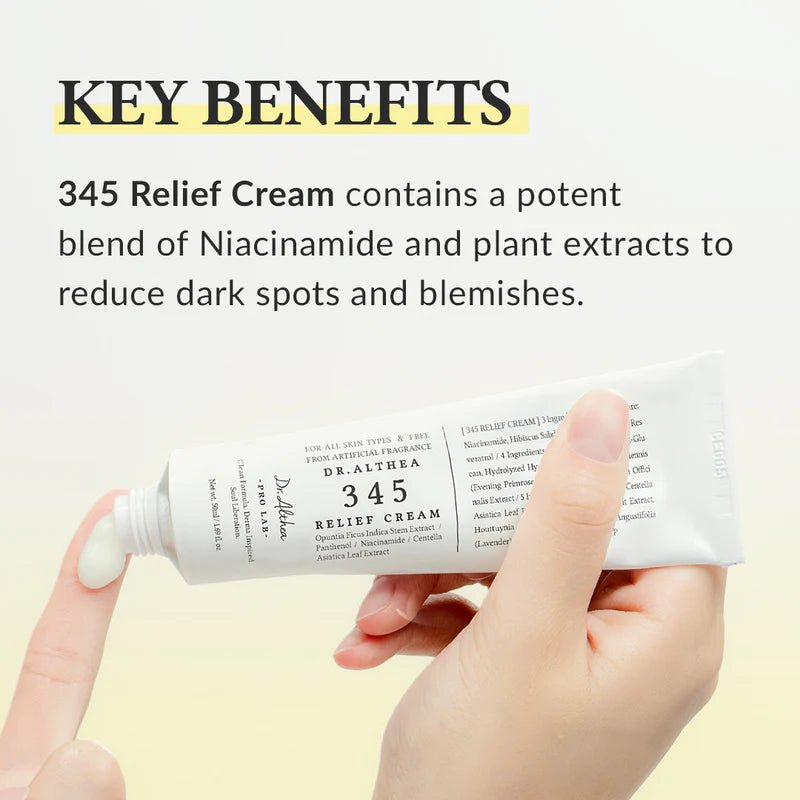 Dr. Althea 345NA Relief Cream 50ml – Best Korean Skincare Cream in Pakistan for Sensitive & Damaged Skin