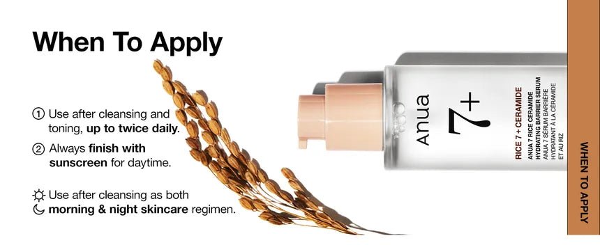 [ANUA] Rice 7 Ceramide Hydrating Barrier Serum 50ml – 100%Authentic Korean Skincare in Pakistan