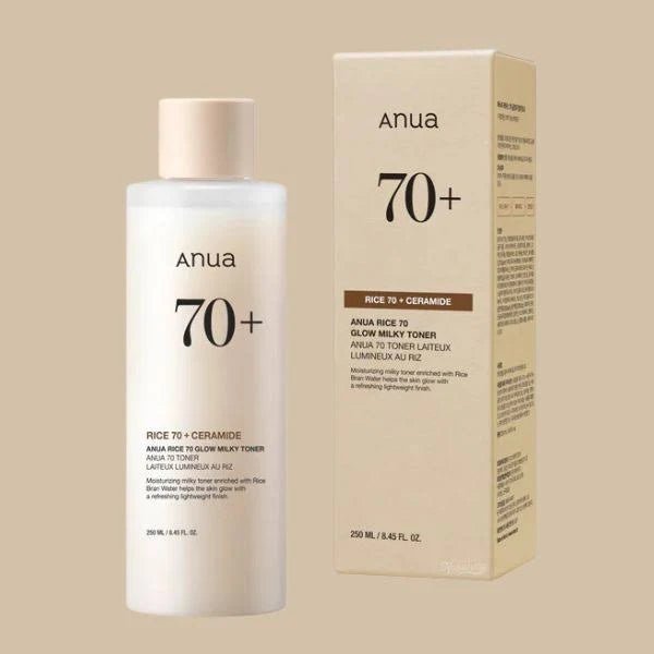 [ANUA] Rice 70 Glow Milky Toner 250ml – Brightening & Hydrating Toner | 100% Authentic in Pakistan