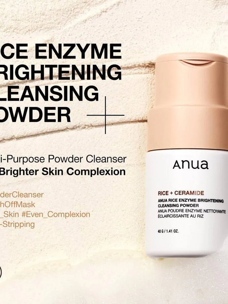 [ANUA] Rice Enzyme Brightening Cleansing Powder 40g – 100% Authentic Korean Skincare in Pakistan