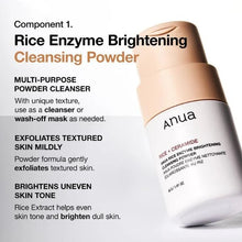 ANUA Rice Trio Brightening Set – Rice Enzyme Powder, Rice Toner & Ceramide Hydrating Serum for Korean glass Skin