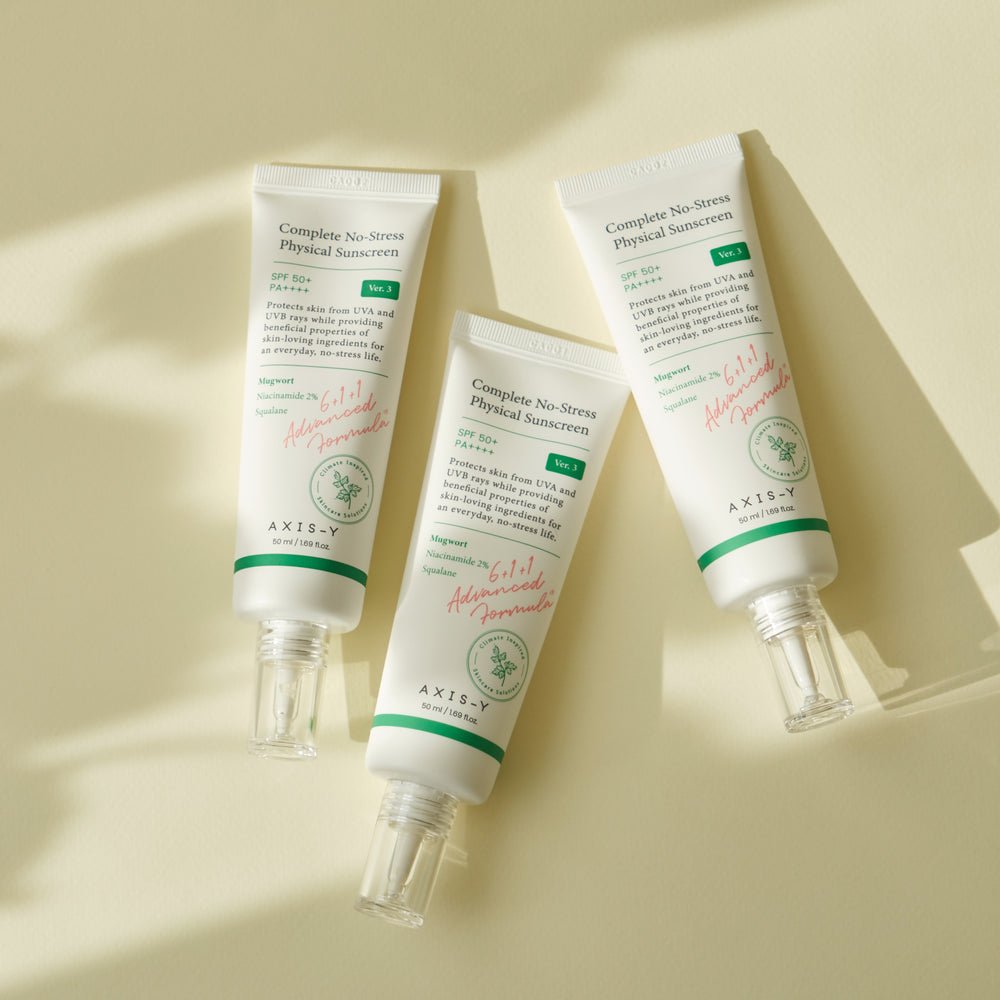 AXIS-Y Complete No-Stress Physical Sunscreen SPF50+ PA++++ – Best Korean Mineral Sunscreen in Pakistan
