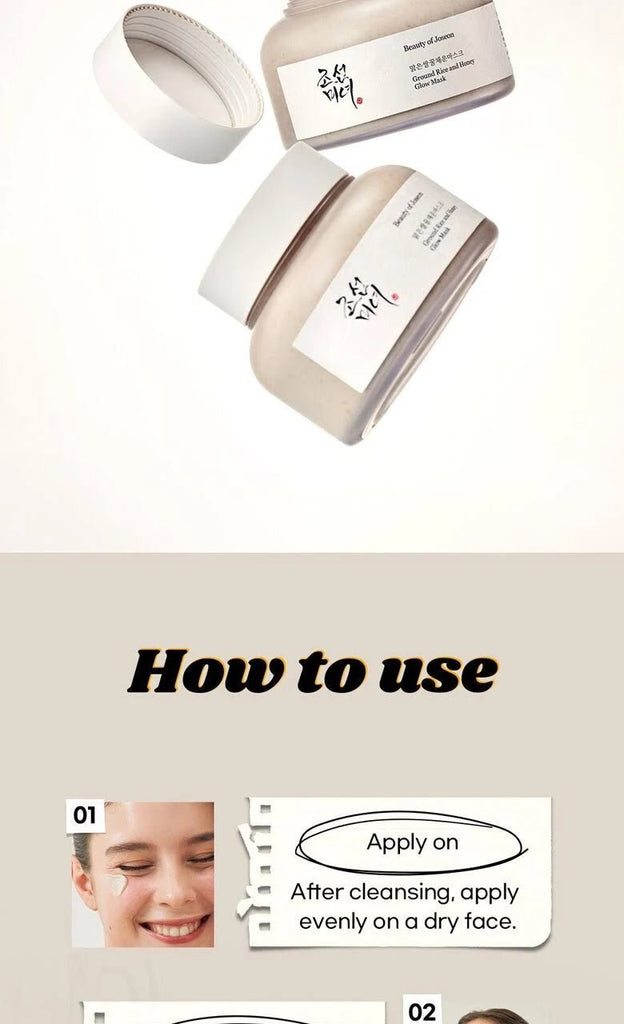 [Beauty of Joseon] Ground Rice & Honey Glow Mask 150ml – Authentic Korean Skincare in Pakistan
