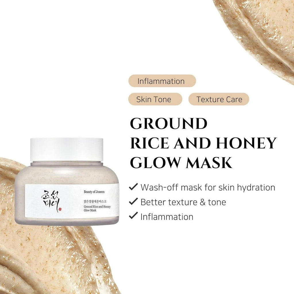 [Beauty of Joseon] Ground Rice & Honey Glow Mask 150ml – Authentic Korean Skincare in Pakistan