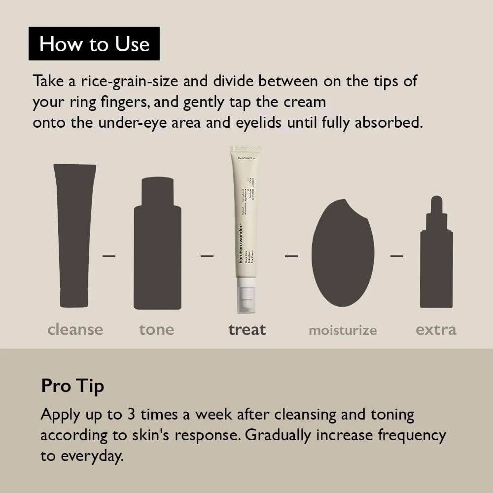 [ Haruharu Wonder] Black Rice Bakuchiol Eye Cream 20ml - Anti-Aging Eye Cream | Authentic Korean Skincare Evoraa Pakistan