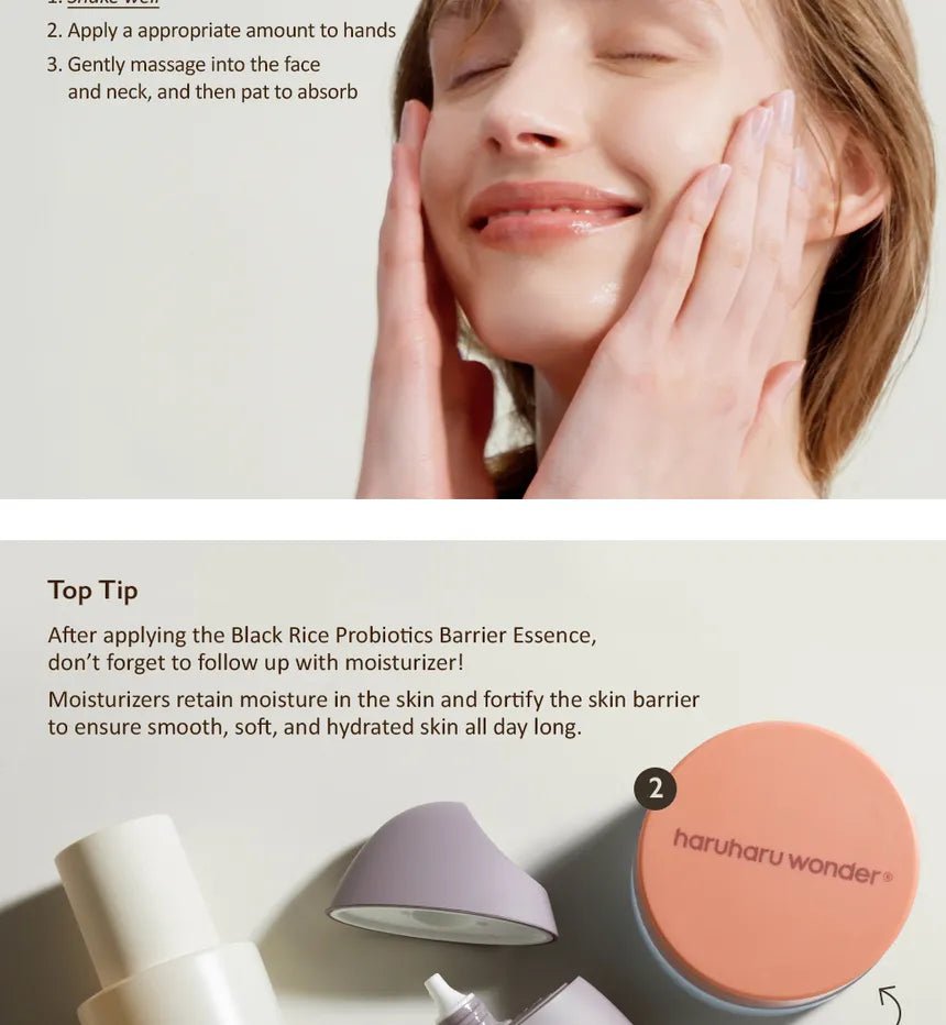 [Haruharu Wonder] Black Rice Probiotics Barrier Essence 120ml – for Skin Barrier Repair & Glow | Authentic Korean skincare Evoraa.pk Pakistan