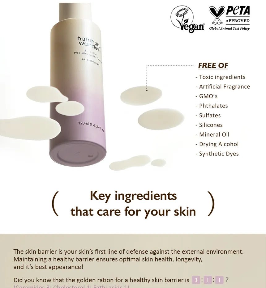 [Haruharu Wonder] Black Rice Probiotics Barrier Essence 120ml – for Skin Barrier Repair & Glow | Authentic Korean skincare Evoraa.pk Pakistan