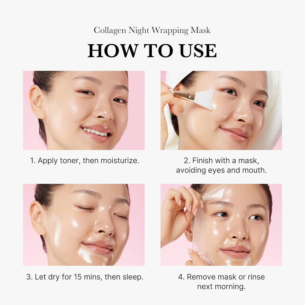 Medicube Collagen Night Wrapping Mask – Glass skin Mask – 100%Authentic Korean Skincare in Pakistan