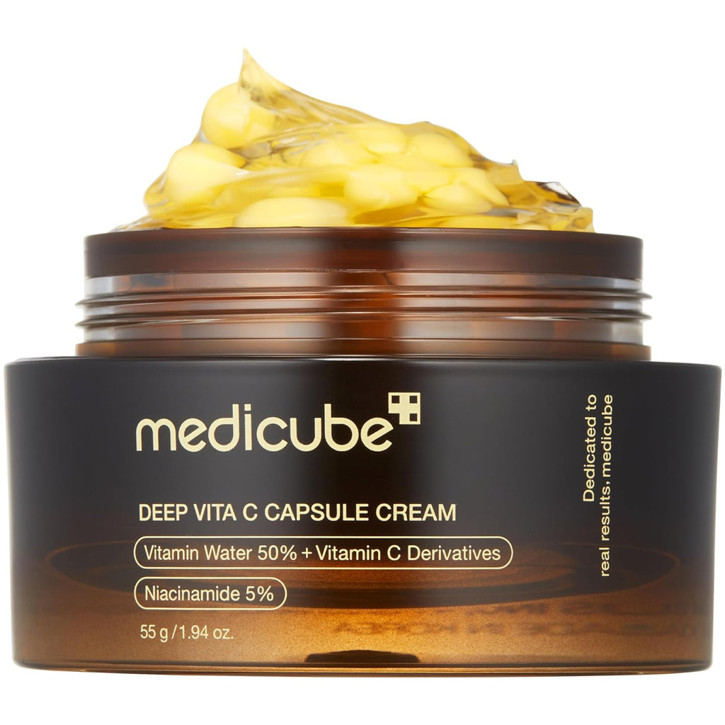 Medicube Deep Vita C Capsule Cream – Brightening Cream 55g - 100% Authentic Korean skincare in pakistan