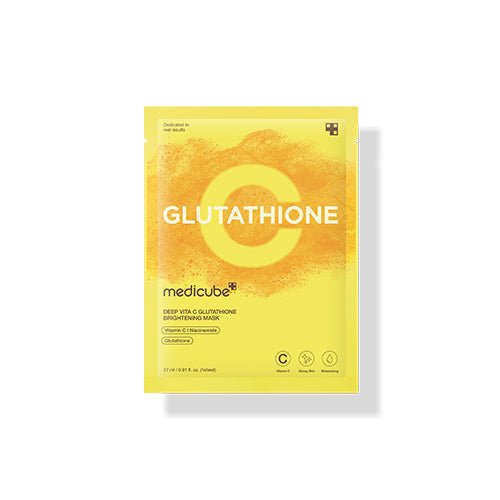 Medicube Deep Vita C Glutathione Brightening Mask – 1 Sheet - Authentic Korean skincare in Pakistan