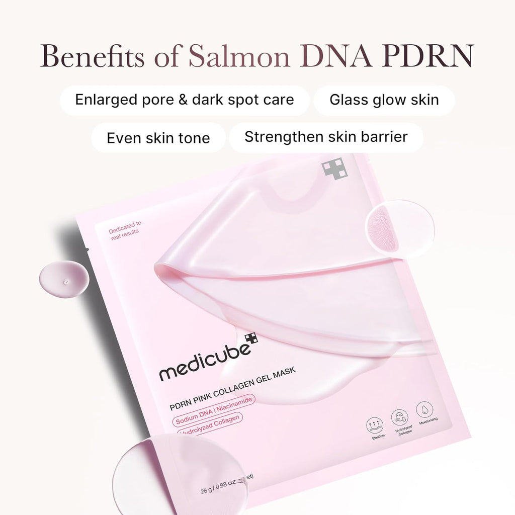 Medicube PDRN Pink Collagen Gel Mask (1 Sheets) – Anti-Aging & Hydrating | Authentic Korean skincare in Pakistan