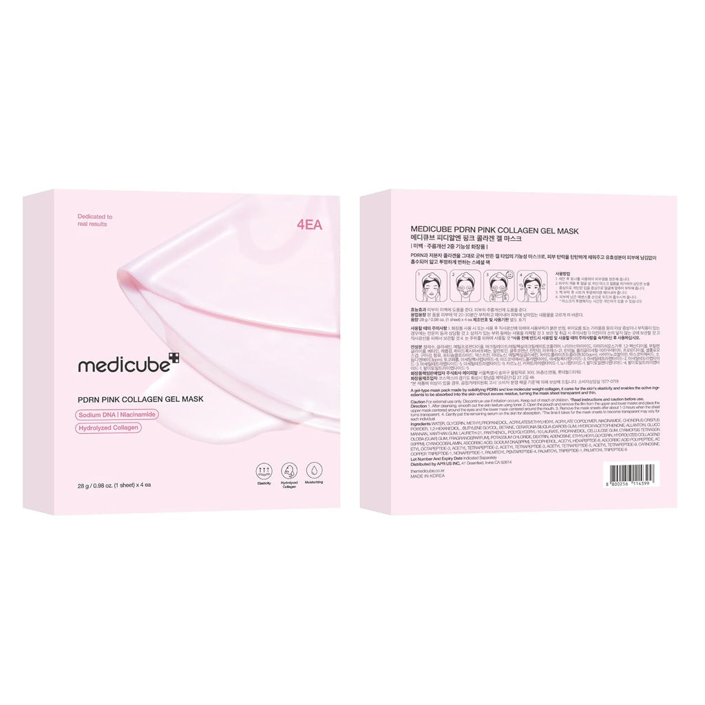 Medicube PDRN Pink Collagen Gel Mask (1 Sheets) – Anti-Aging & Hydrating | Authentic Korean skincare in Pakistan