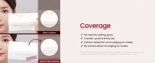 IRTIR - MASK FIT RED MINI CUSHION 10C SHELL Mini 4.5g- Evoraa Pakistan